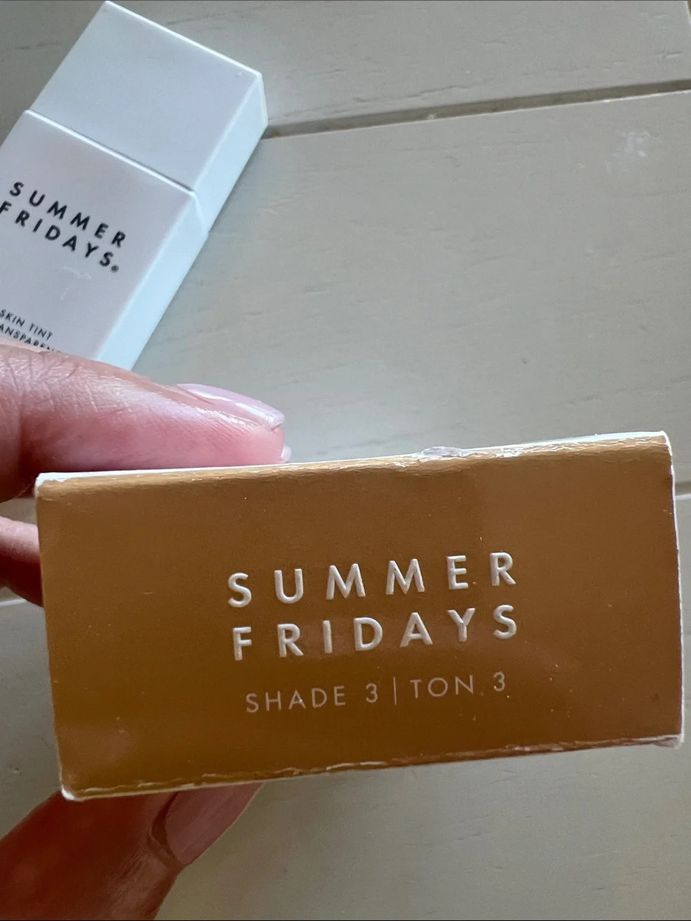 Summer Fridays shade used
